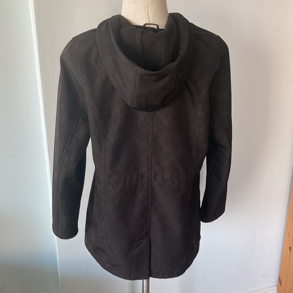 Black Reitmans hooded jacket with fleece lining size large - Picture 6 of 10